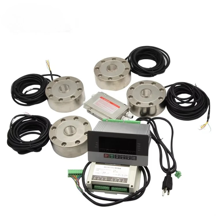 GSS406 Alloy Steel Compression Round Load Cell 5 Ton 50 Ton