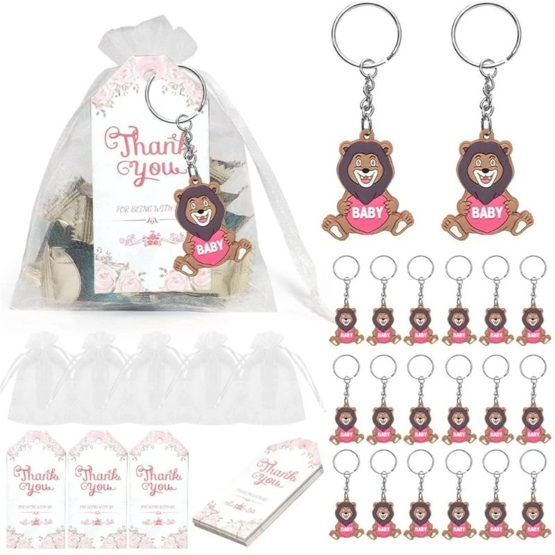 Keychains Gift Keychains Lions Keychains Dengan Serut Mendukung Candy Bag