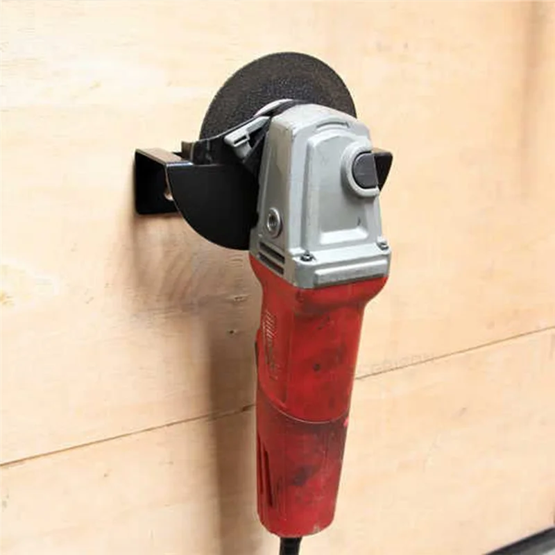 

A88E-Angle Grinder Holder Polisher Metal Universal Storage Rack 5Inch Wall Mounted Bracket For Workbenches Workshop