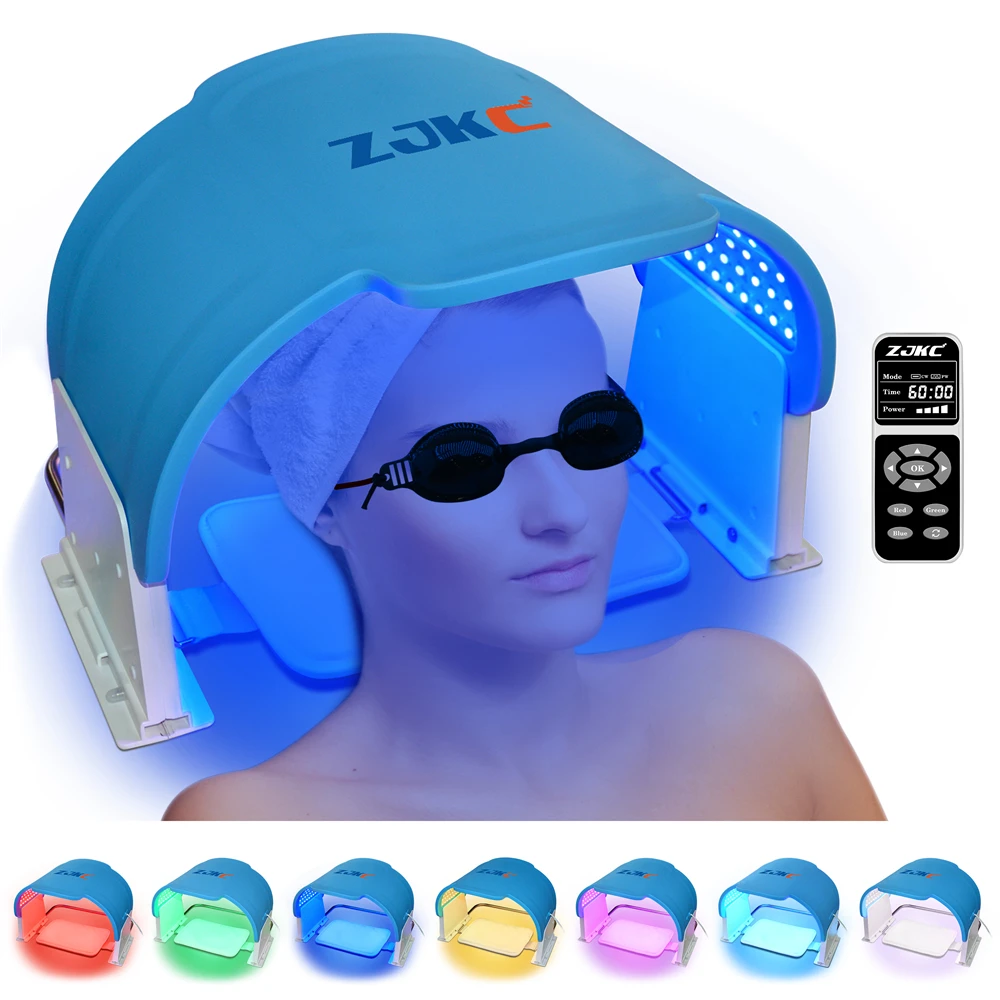 ZJKC 7 Colors Skin Care LED Mask Light Therapy 990 Beads Lamp Professional LED Face Mask Device Firm Skin Whitening Anti-Aging