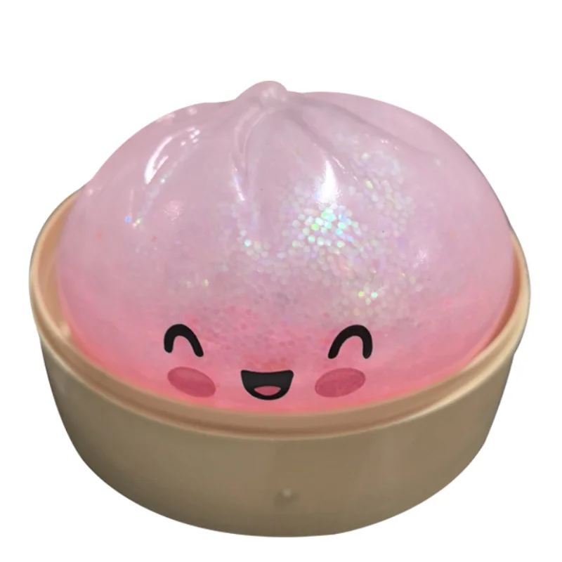 Glitter Dumpling Squishy Pinch Slow Rebound Soft Decompress Mystery Pressure Ball Dingen voor kamer Home Decor Kinderen Volwassen Cadeau