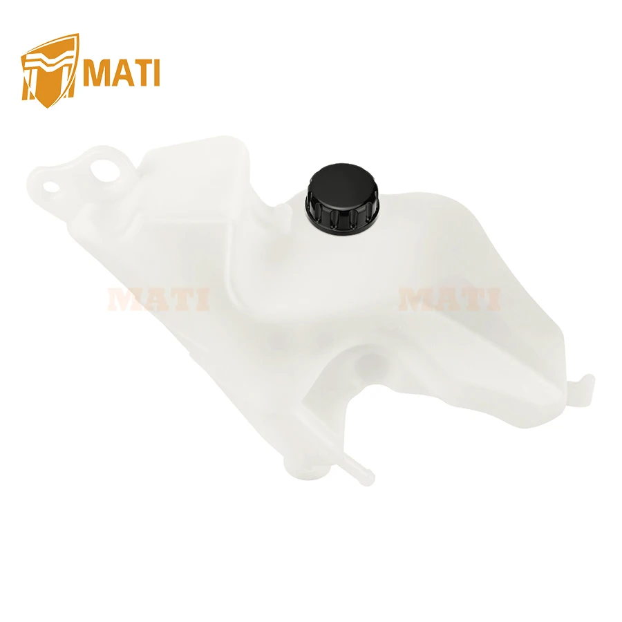 

M MATI Radiator Overflow Coolant Water Tank w/Cover For Kawasaki ER-6n ER650C 2009-2011 43078-0052 11009-1145 11012-1084