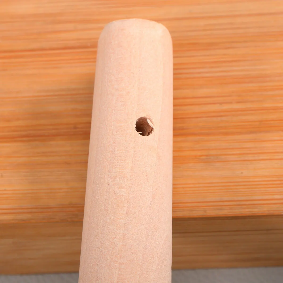 

4Pcs Wooden Food Muddler Natural Wood Pestle Long Handle Ergonomic Grip for Grinding Sauces Soup Purees Mixers Mojito Muddler