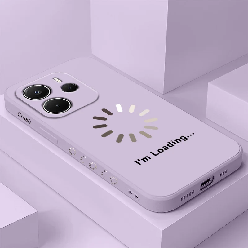

Lagging Picture Phone Case For Xiaomi Redmi Note 14 13 12 12S 11 11S 10 10S 9 9S 15 14C Pro Plus 4G 5G Liquid Silicone Cover