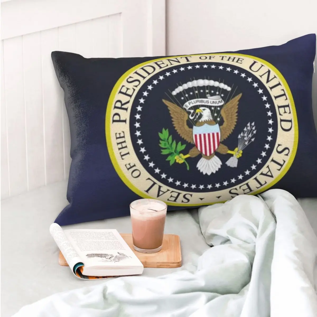 Seal Of The President Of The United States Rectangle Pillowcase Cushion Cover Decor Bedroom Bed Home Comfort Throw Pillow