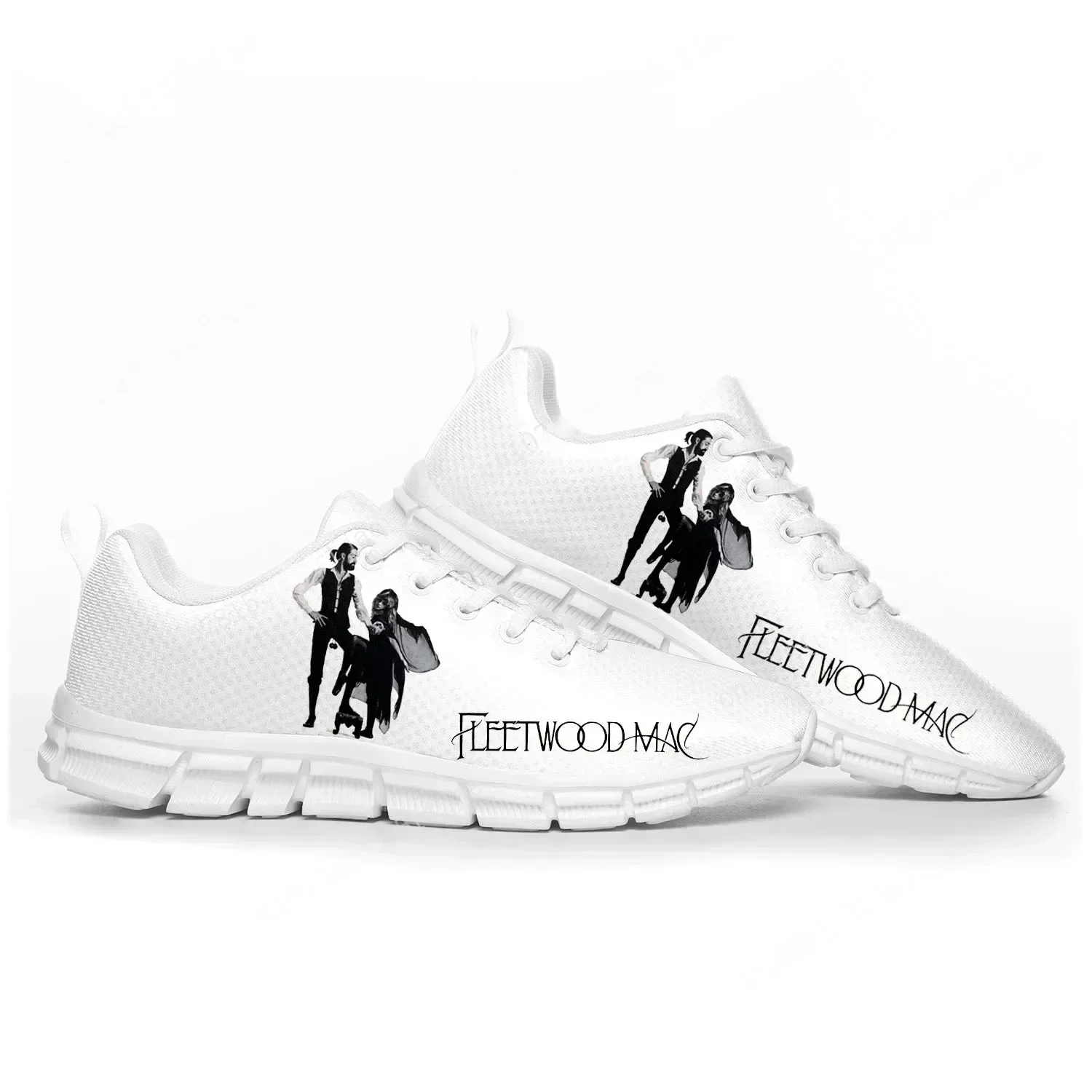 

Fleetwood Mac Pop Rock Band Sports Shoes Mens Womens Sneakers Custom Couple Shoes White