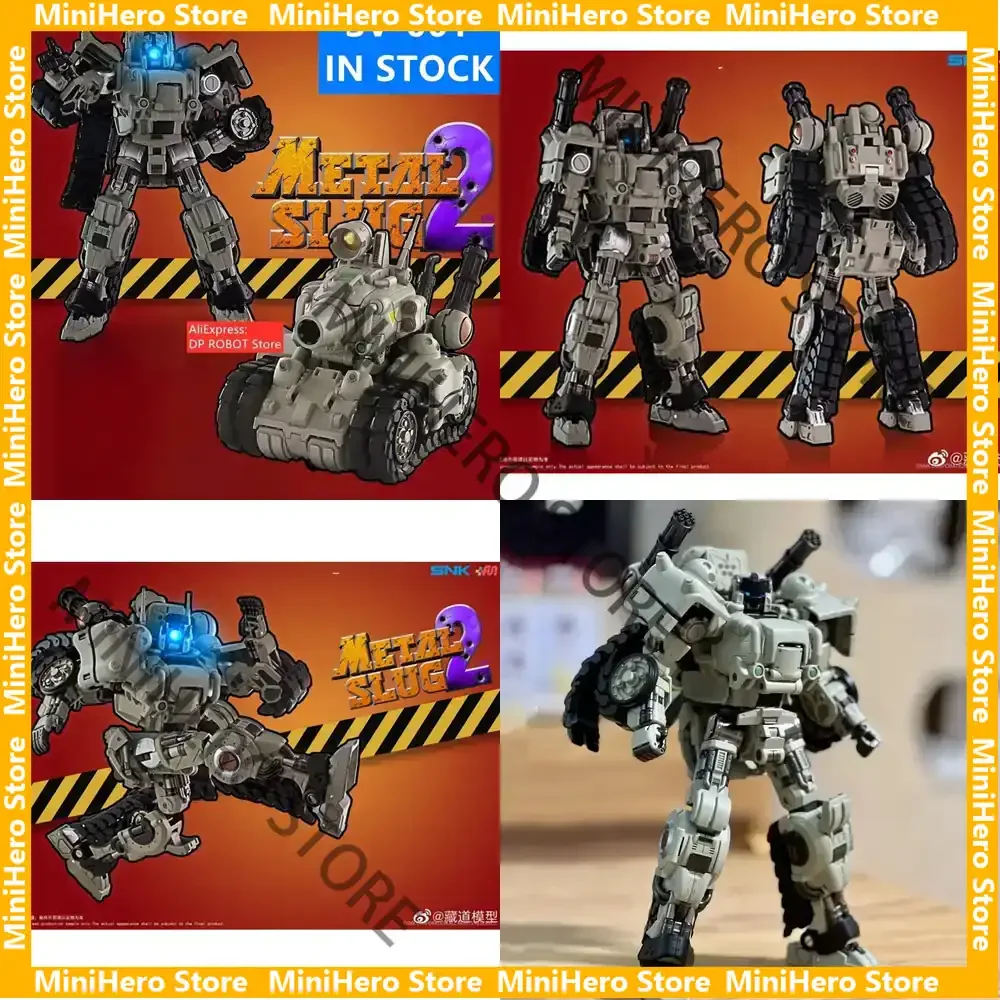 

В наличии: Оригинальная коллекционная фигурка-меха Metal Slug SV-001 FA-01 CD-06 Tank, литая из сплава, масштаб 1:60, военная тематика.