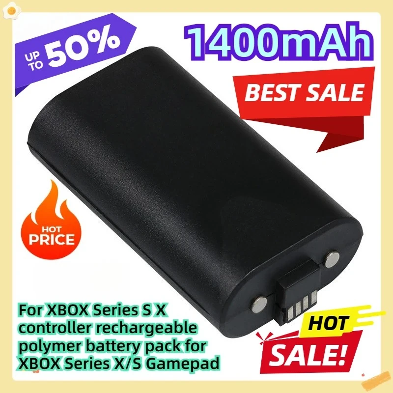 

For XBOX Series S X controller rechargeable polymer battery pack for XBOX Series X/S Gamepad 1400mAh 2pcs