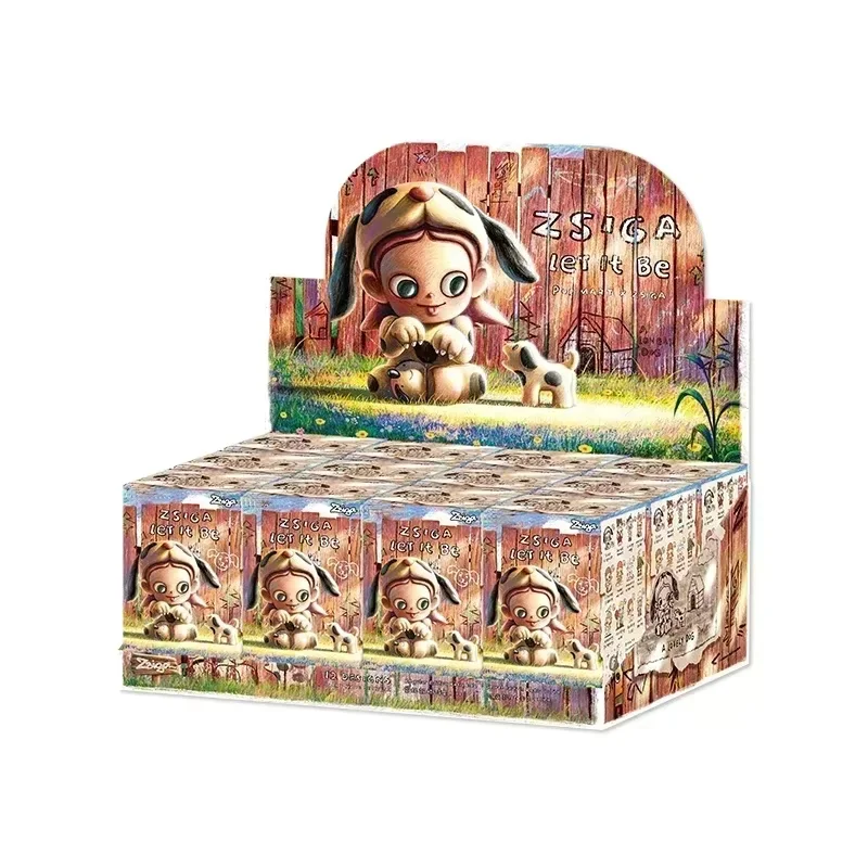 

POP MART Zsiga Let It Be Series Kawaii Anime Action Figure Blind Box Toys Surprise Mystery Dolls Gift for Girls