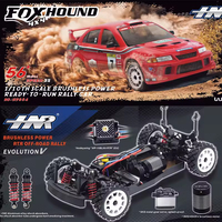 HNR RC Cars H9804 Rally Car, 1/10 Scale FOXHOUND 4WD Brushless Electric Realistic RC Rally Car Model, Perfect for RC Enthusiasts