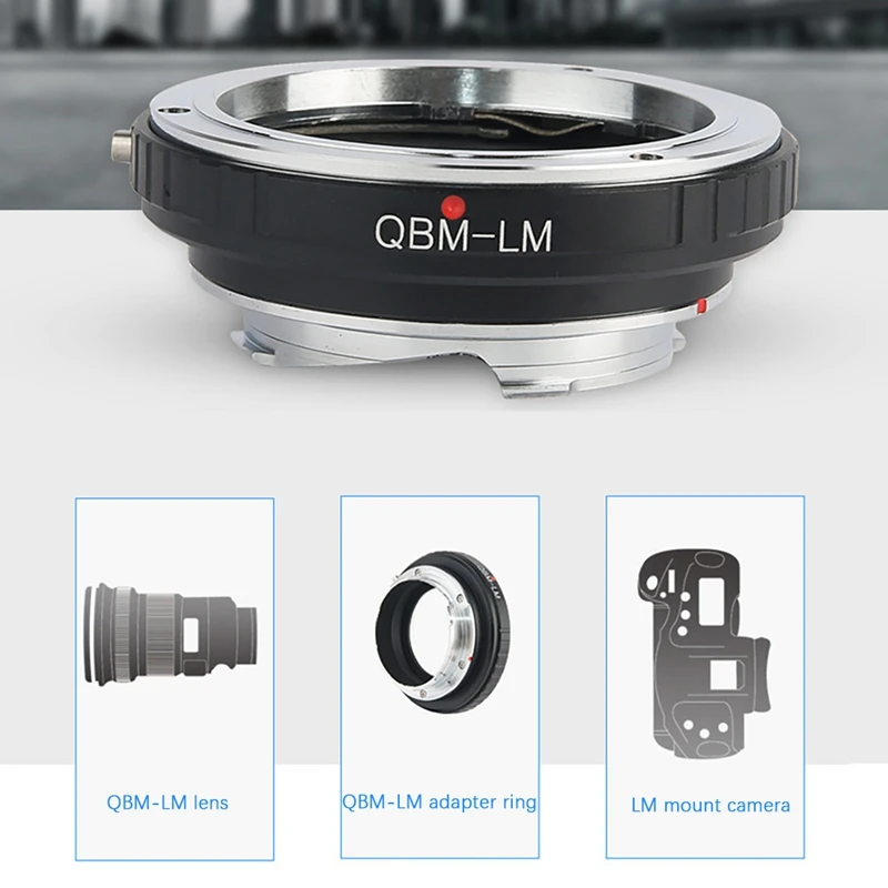 Bague d'adaptation d'objectif QBM-LM pour objectif ROLLEI Rollei QBM vers Leica
