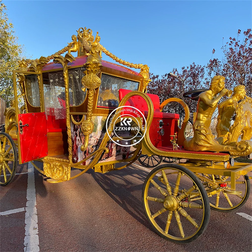Tourist Sightseeing Horse Carriage Vintage Carriage Sightseeing Electric Royal Horse Carriage