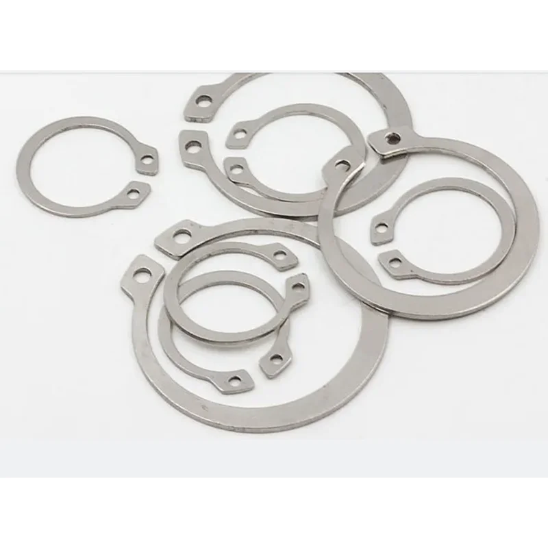 M75/72/70/68/65/62/60/58/55/52/50/48-28 stainless steel 304 external circlips for shaft snap retaining washers357
