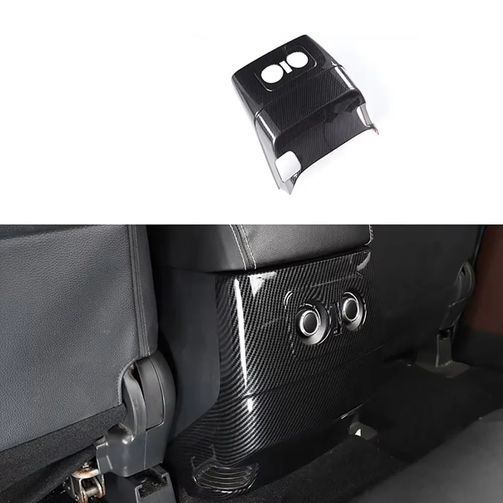 

1 pieces Fit For Mitsubishi PAJERO Auto parts Carbon fiber color Rear Air Vent Cover