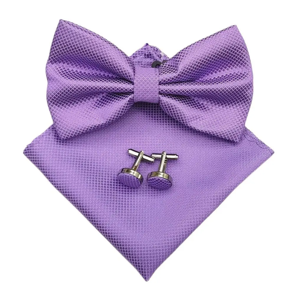 3 unids/set de corbata de diseñador de moda, conjunto de gemelos de pañuelo de negocios de lujo cuadrados de bolsillo elegantes ajustables para hombres