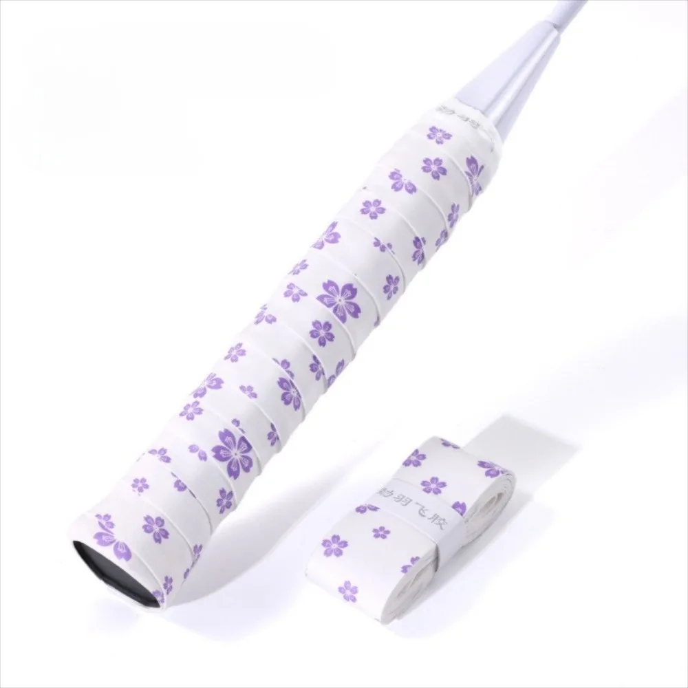 

Sakura Print Tennis Badminton Grip Tape Non-Slip Shock-Absorbing Quickly Self-adhesive Grip Sweat-Absorbent Wear-resistant