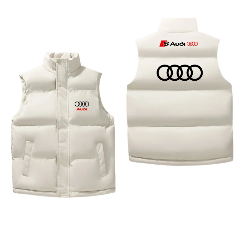 Audi marque gilet épais chaud coupe-vent Simple et élégant ajustement Audi chaleur et Style polaire gilet pour tenue décontracté
