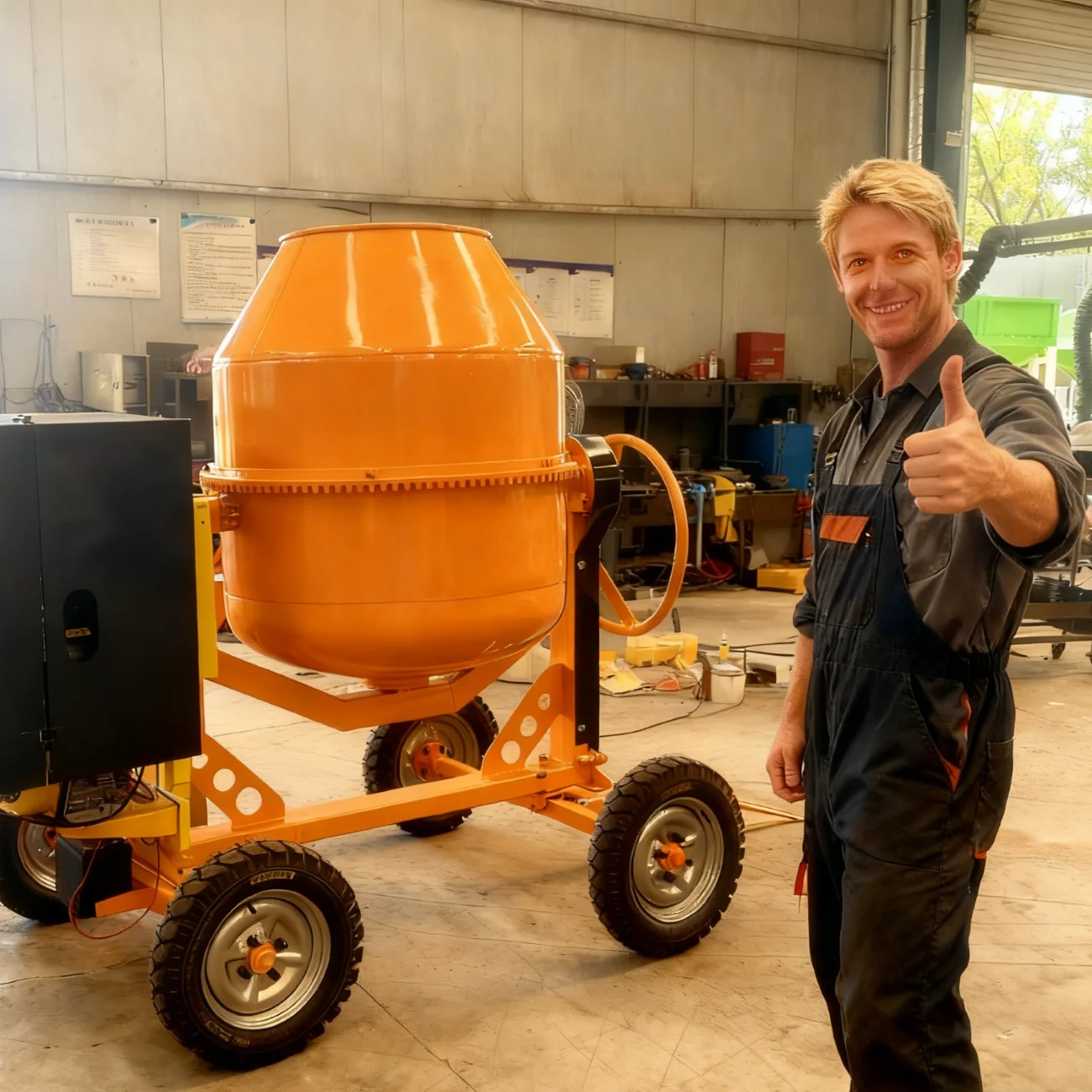 

(2026) Компактный самозагрузочный мини-бетономешалка, идеально подходящий для ремонта дома и небольших проектов Cloud Building