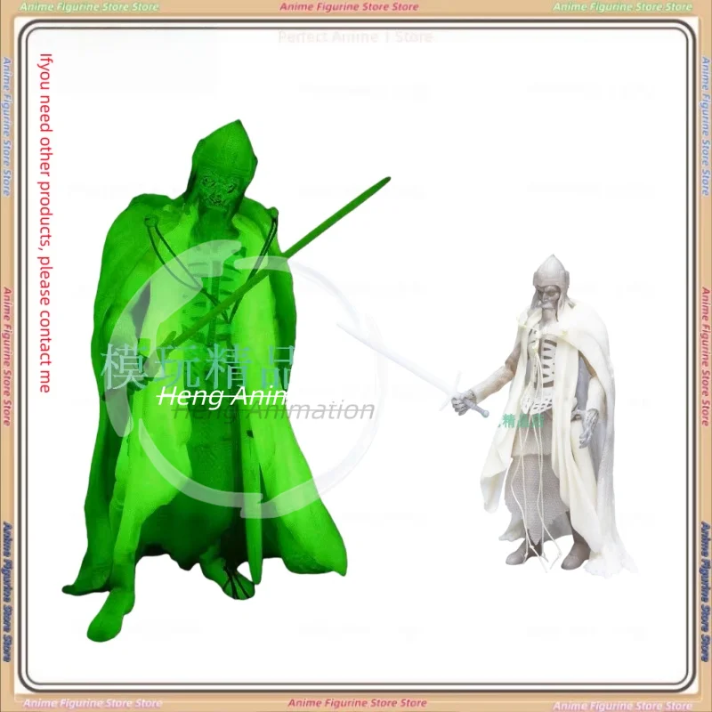 

King of The Undead, Skeleton, Ghost King, Luminous Material, 6-inch Articulated Figure, Toy Biz, The Lord of The Rings, figurine