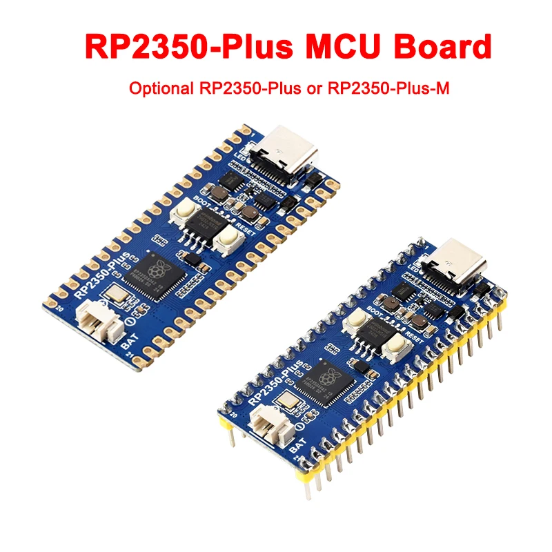 RP2350-Plus Development Board Pico-like MCU Board Based On Raspberry Pi RP2350A Dual-core & Dual-architecture Processor