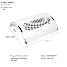 Nail dust vacuum cleaner with strong suction #6