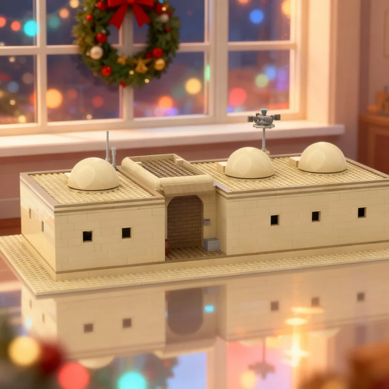 846 elementów MOC Dom z Tatooine 7 Gwiazd Model Bitewny Klocki Konstrukcyjne Zabawki Prezent na Boże Narodzenie Kreatywna Edukacja Urodziny dla Dzieci