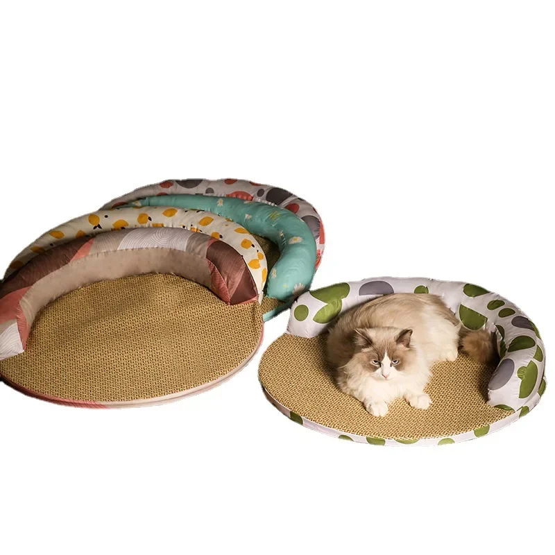 Summer Pet Mat Cool Vine Mat for dog and cat，cat nest four seasons universal mattress sleeping with dog sofa bedding supplies.