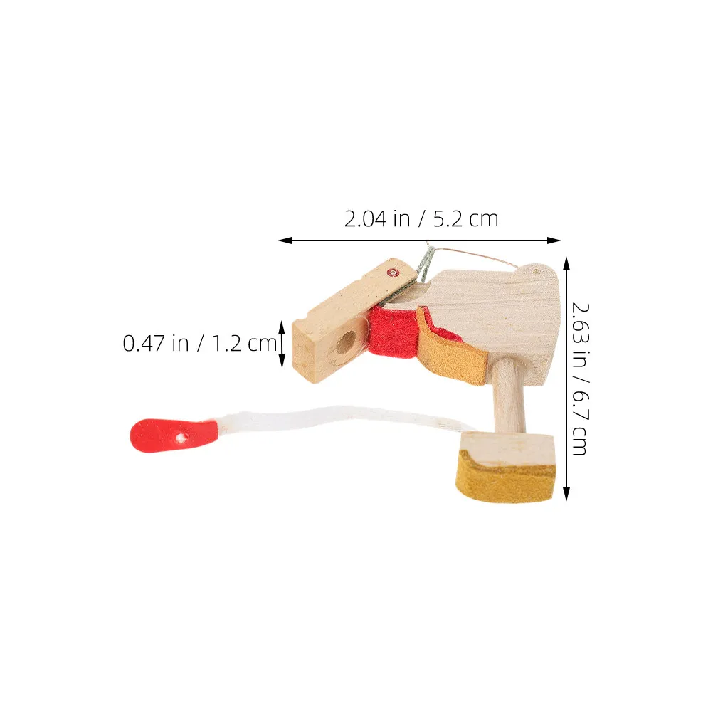 3Pcs Wooden Hammer Butt for Piano Replacement Parts Vertical Keyboards Whippen Repair Accessories Restoration Sound Performance view 5