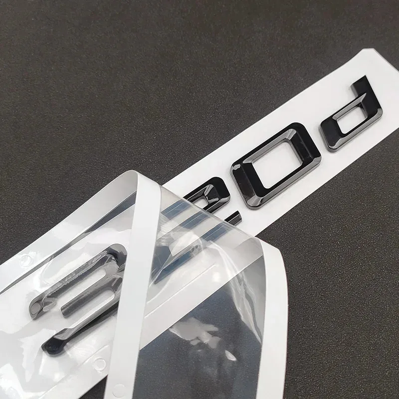 3D Glossy Black Car Rear Trunk Letters Stickers For BMW E46 E36 G20 E90 F30 E92 316d 318d 320d 325d 330d Emblem Logo Accessories - view 6
