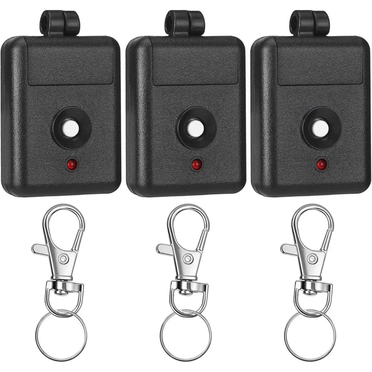 Budget-Friendly-3 Pack 1 Channel Keychain Garage Door Remote for Linear DNT00026, -3 310Mhz 12V Power Miniature Garage Door Open