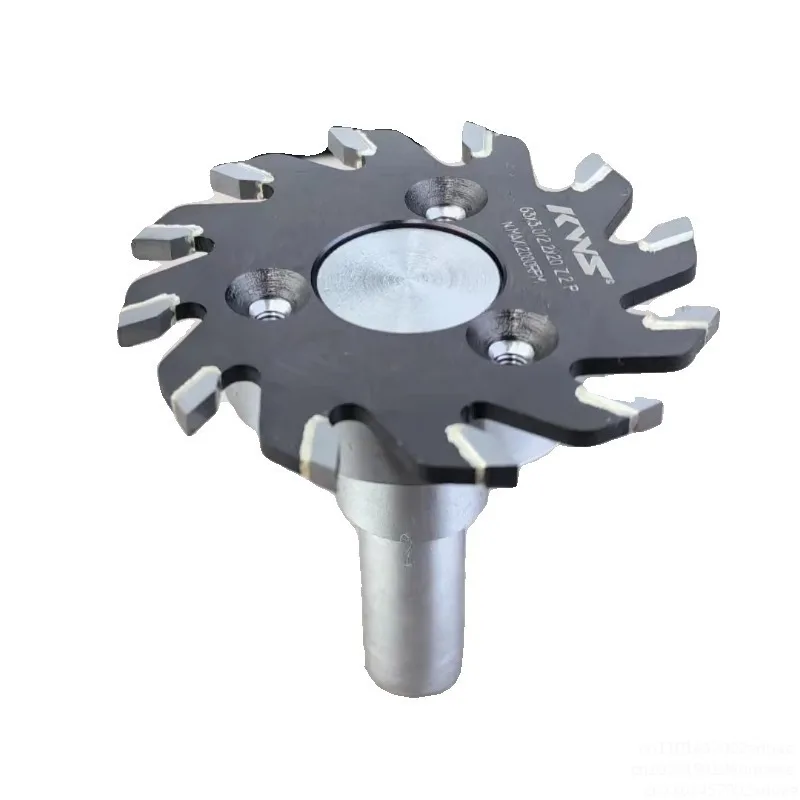 63 Wood saw with slotting saw blade with countersunk hole] Six-sided drilling and cutting machine handle slotting saw