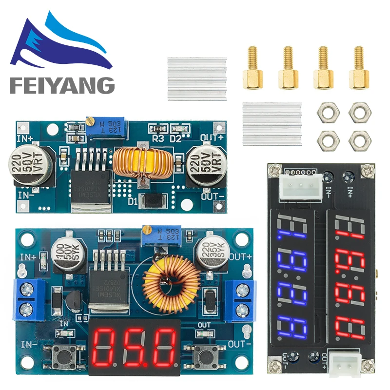 75W DC-DC Step-Down Module 5A with LED Meter