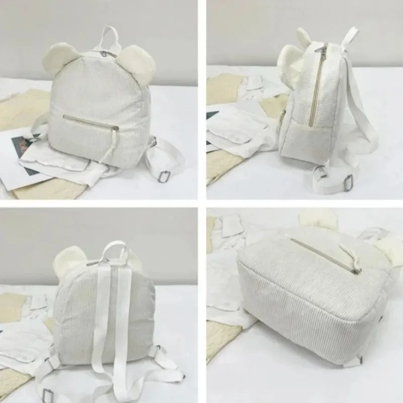 Mochila de oso de peluche con nombre bordado personalizado, bonita, suave y duradera para niños, mochila escolar, regalos de cumpleaños perfectos para el Día de los niños