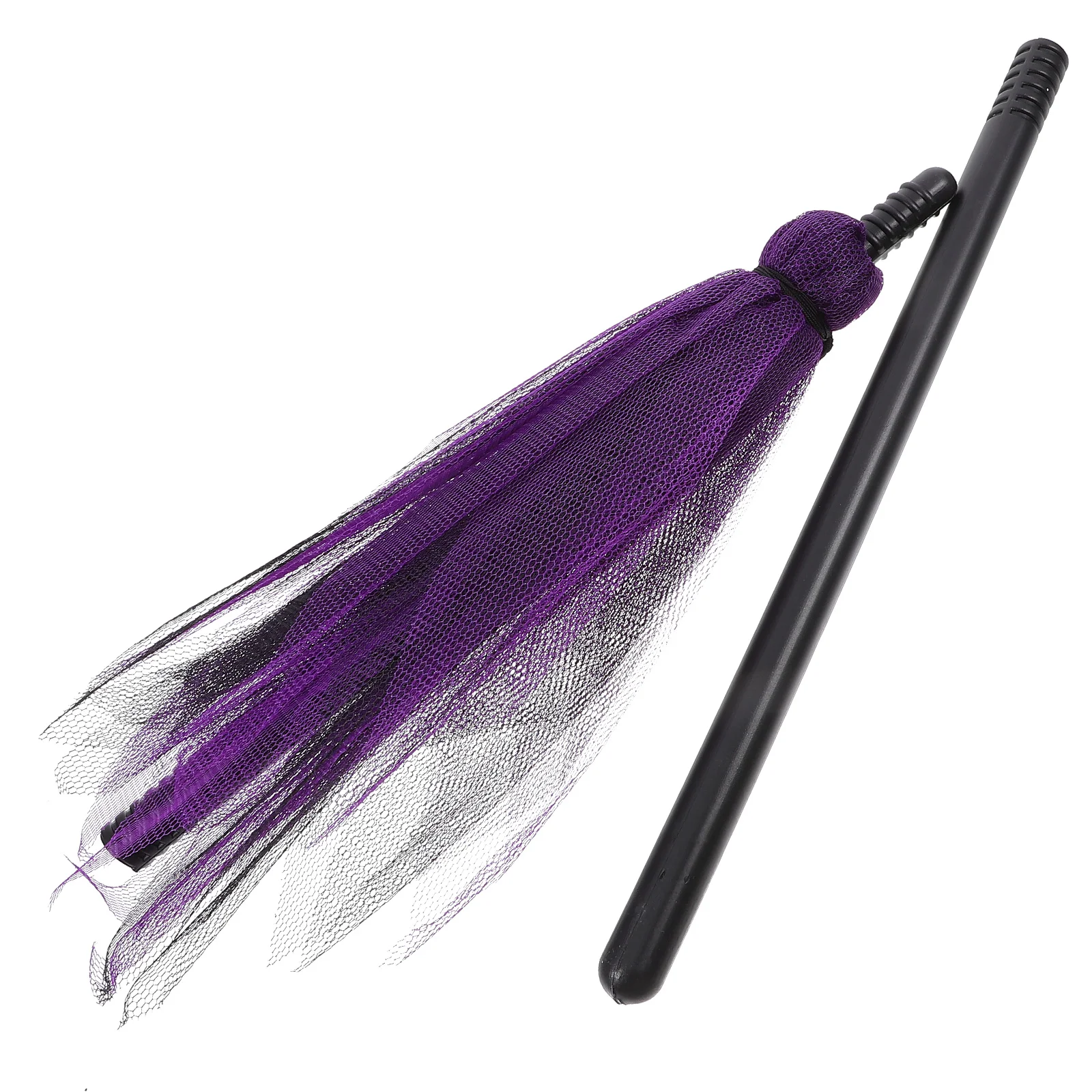 

Witch Broom Halloween Cosplay Prop Costume Kids Decorations Prom Broomstick Supplies Cloth Plastic Child