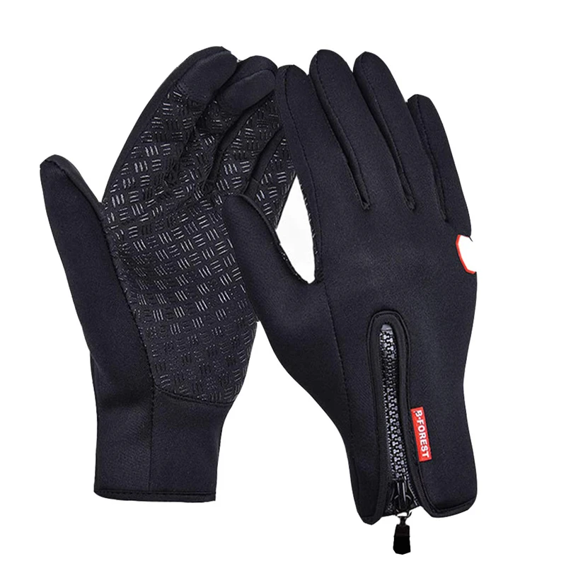 Guantes cálidos de invierno para pantalla táctil, resistentes al agua, a prueba de viento, antideslizantes, para ciclismo, esquí y deportes