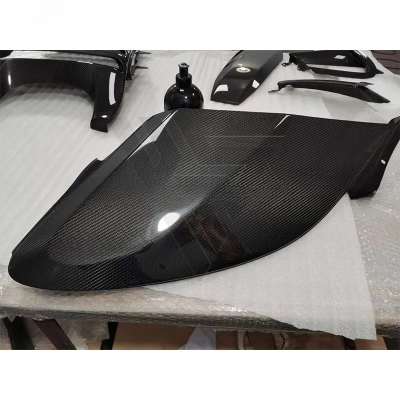 675LT Style Dry Carbon Fiber Car Parts Air Inlet Trims for McLaren MP4-12C 625C 650S 2014-2017 Carbon Air Vent Cover