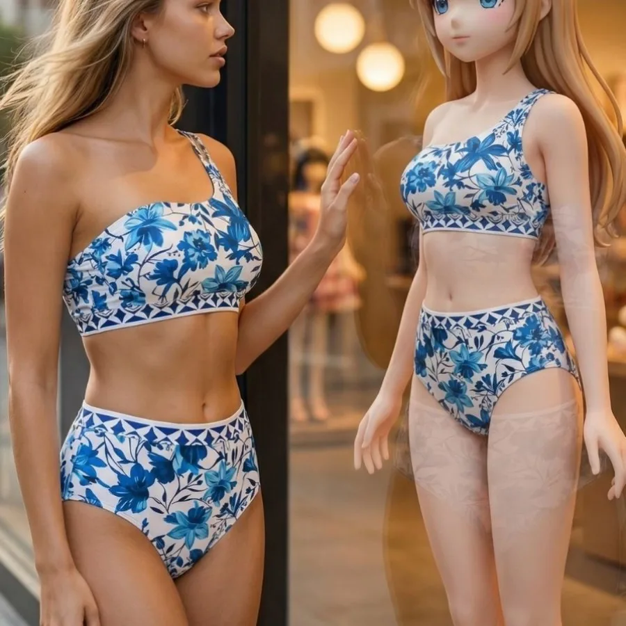 HOT2026 new European and American women's sexy bikini split swimsuit - swimsuit  bikini hit