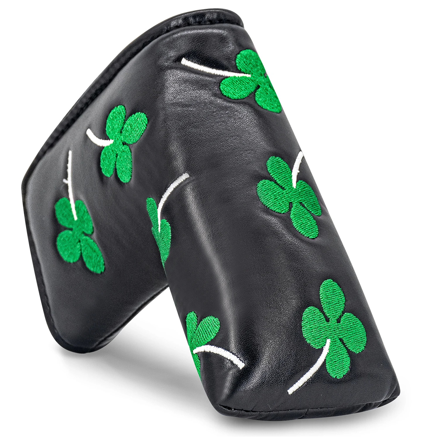 1pc Four-Leaf Clover Pattern Golf Club Head Cover, Embroidery Craft, Designed for Men And Women Golf Enthusiasts