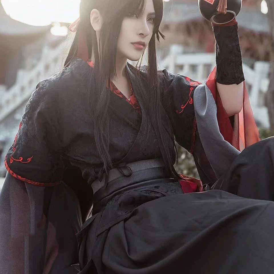 Fato de Cosplay Wei Wuxian masculino, Mo XuanYu Shi, Anime Grande Mestre de Cultivo Demoníaco, Quente