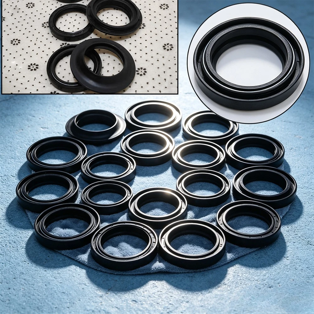 4/8/16pc-38x50x8 Front Fork Oil Seal Dust Cover For MALAGUTI XTM 50 EURO 2 03-05 120447700 For SUZUKI RG500 RG500G RG GAMMA 500