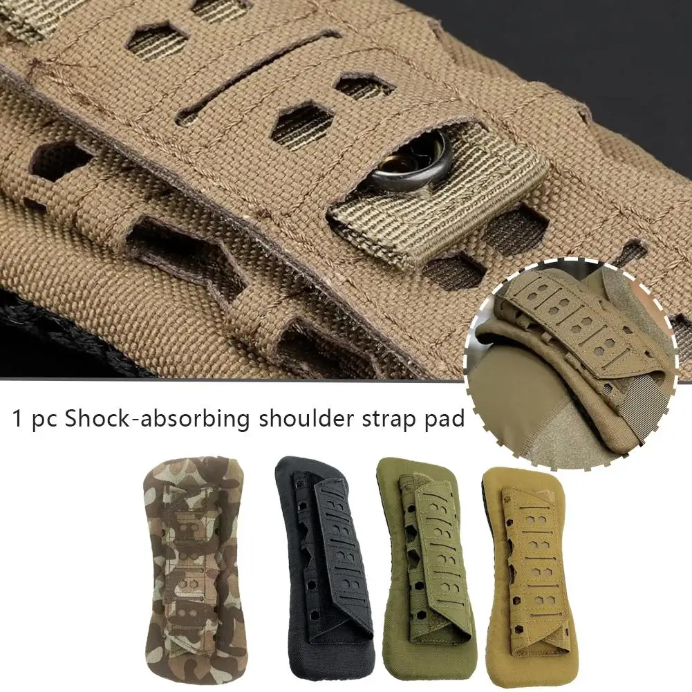 Outdoor Tactical Shock-absorbing Shoulder Strap Pad Cushioning Oxford Liner Tactical Sling Cloth Non-slip Shoulder Breathab D8n5