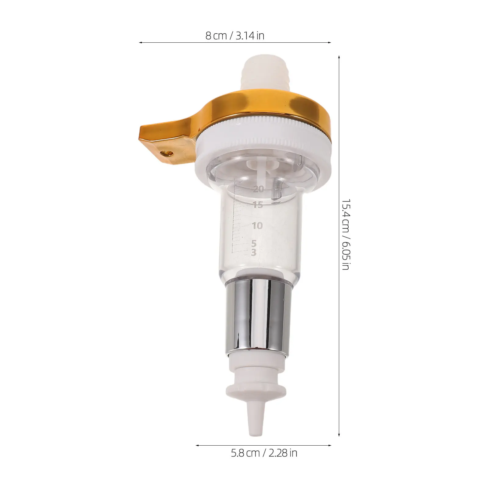 Perfume Dispenser Pump Head Transparent Plastic Scale Precise Dosing Perfume Sample Filling Display Stand Accessory