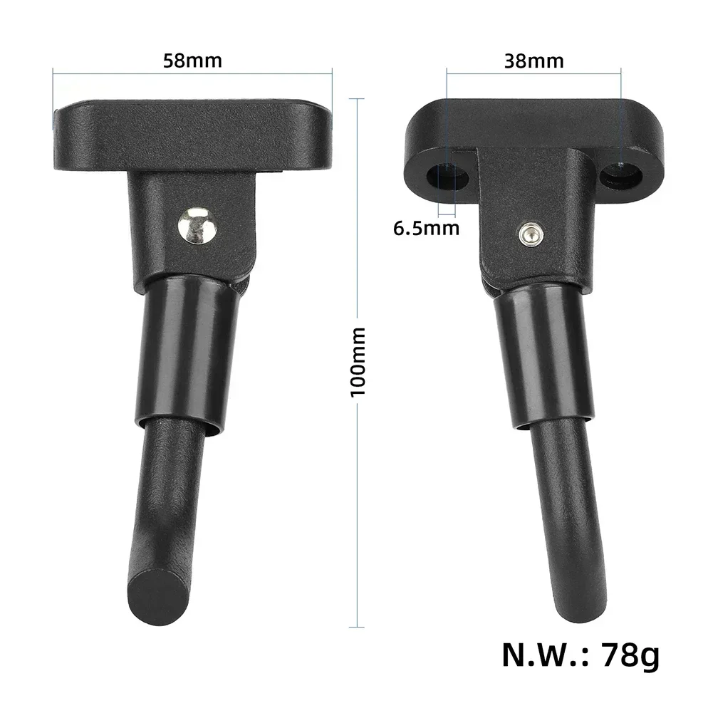 Parking Stand Voetsteun Zwart Elektrische Scooter Accessoires Met Schroeven Voor Ninebot F20/F25/F30/F40 Gloednieuwe