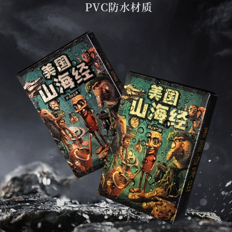 อิตาเลี่ยน Brainrot Bio PVC กันน้ําโป๊กเกอร์การ์ดคุณภาพสูงของเล่นสําหรับเด็กความบันเทิงของขวัญเหมาะสําหรับเพื่อน Gathering