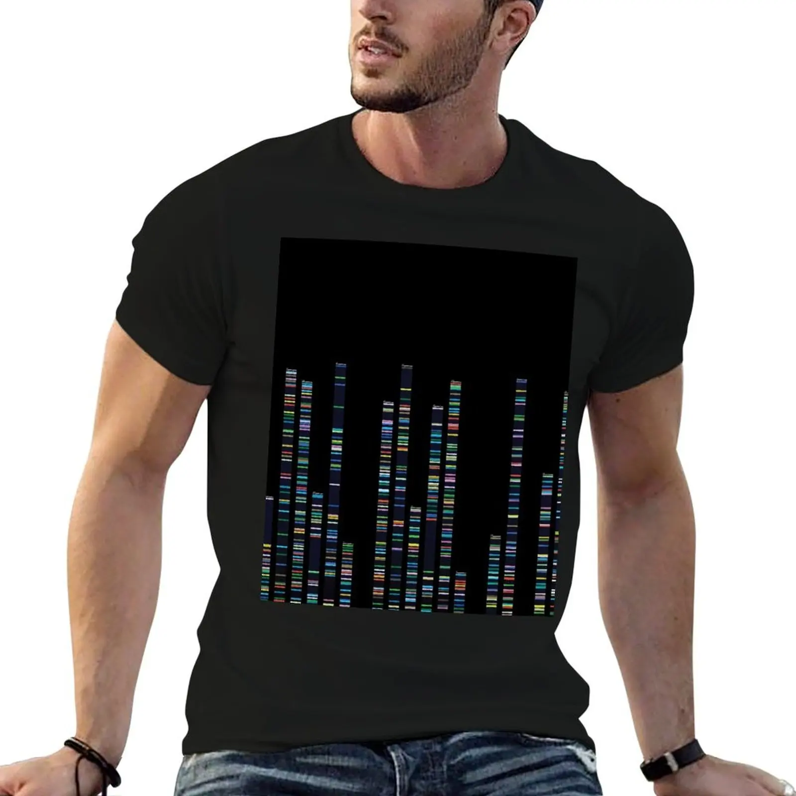 

DNA Genome Sequence - Science & Evolution T-Shirt man t shirts for men casual man t shirts high quality luxury brand T-Shirt