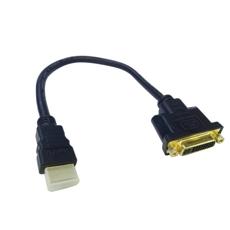 0,3 м HDMI-совместимый кабель DVI-I 24 + 5, видеоадаптер, шнур HDTV HDMI DVI-I 24 +5, кабель для ПК, HDTV, DVD, ЖК-дисплей, дропшиппинг