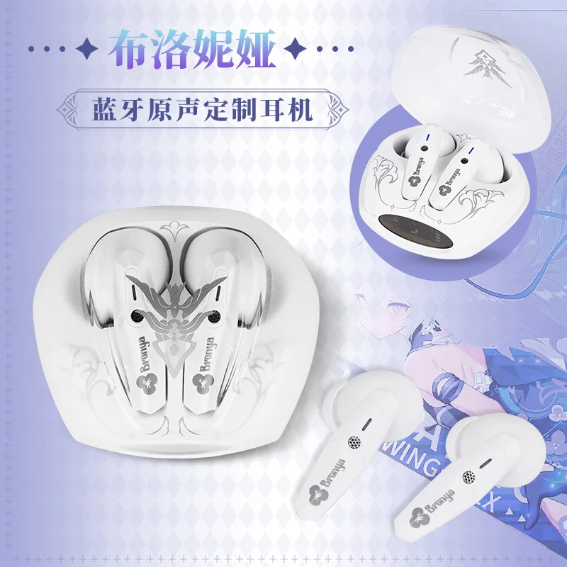 Game Bronya Zaychik Cosplay Wireless Earbuds Honkai Impact 3 Zaychik Full Set Bluetooth Earphones For Android Bluetooth 5.0 Gift