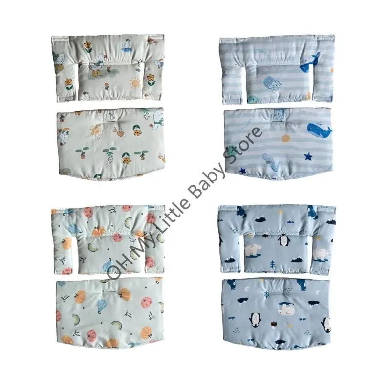 M76C وسادة مقعد الرضيع القطن القابلة للتنفس ووسادة دعم الظهر لمجموعة لآمنة nonslip #1