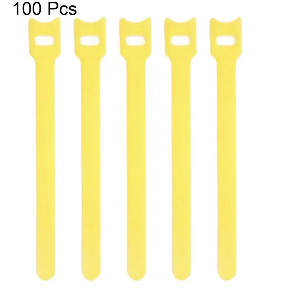 Cable Management Band 100Pcs Durable Adjustable Wear-resistant  Cable Straps Wire Ties Cable Management Office Supply