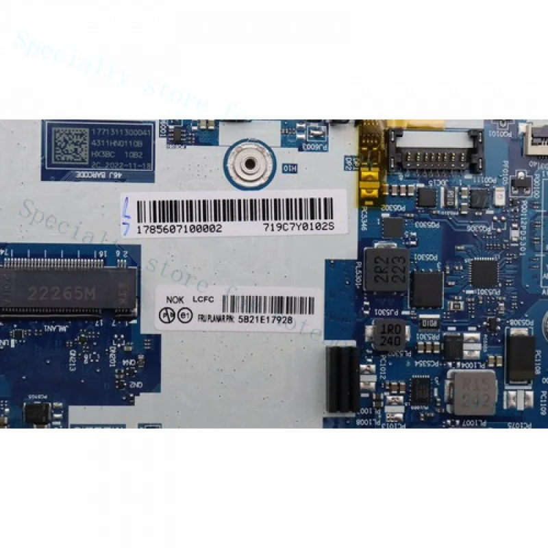 A++For Lenovo ThinkPad X13 Gen 2 5B21E17928 R5-5600U UMA 16G-RAM Laptop Motherboard